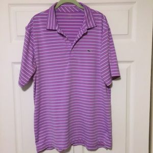 Vineyard Vines Striped Polo Large